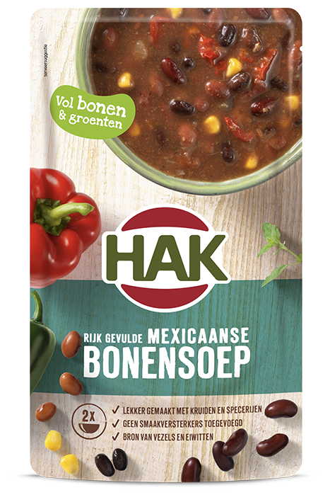 Hak Mexicaanse Bonen Soep 570Ml Nl Ean 8720600614507