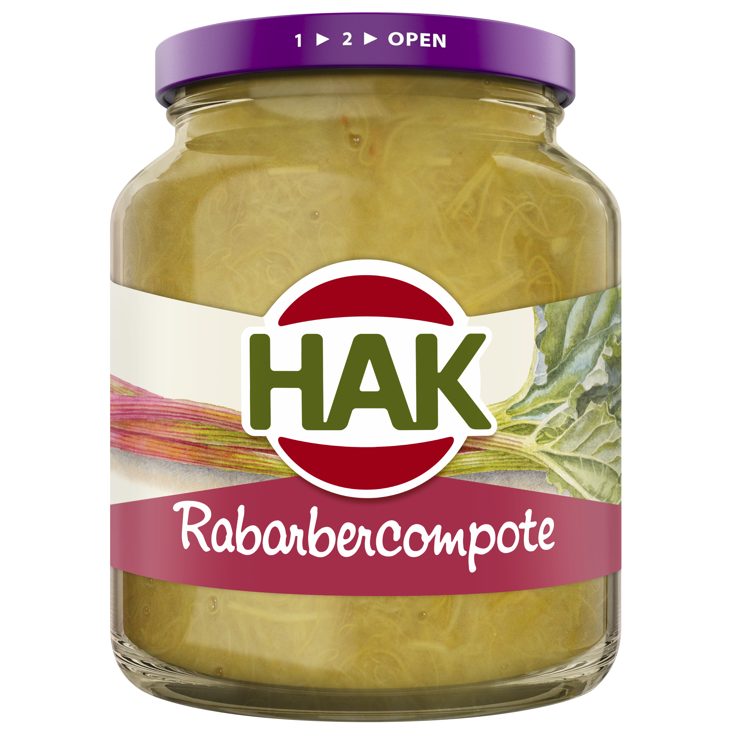 Hak Rabarbercompote 370 Nl 8720600608858 1710095 Front