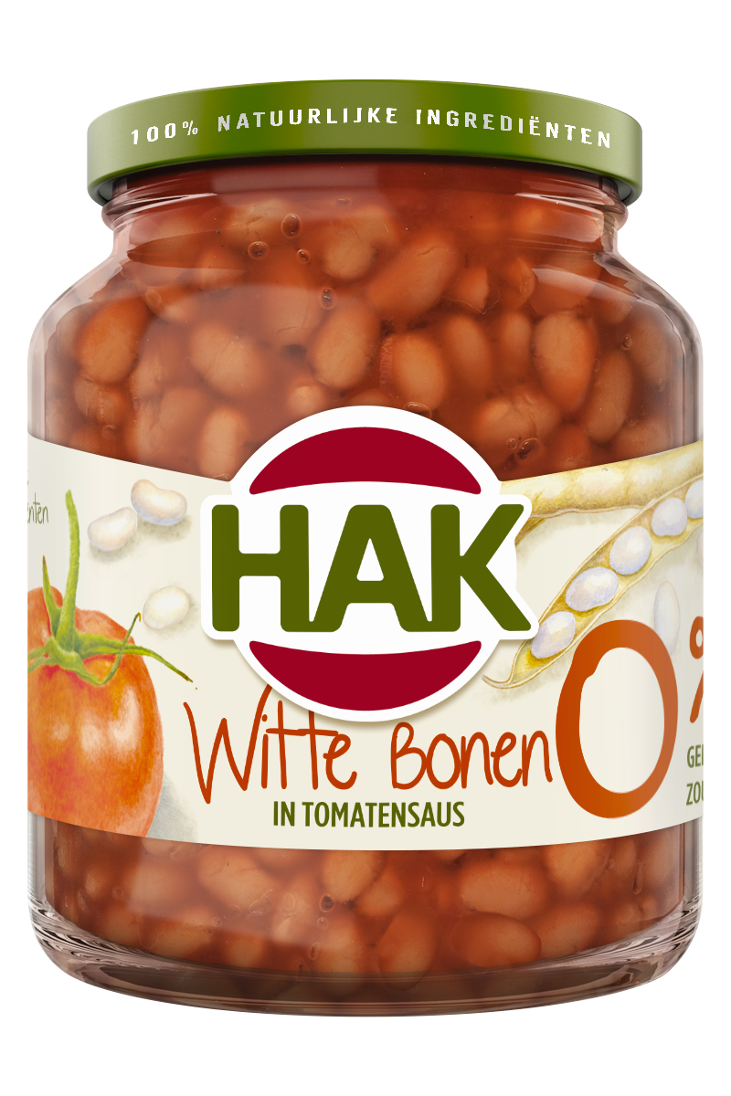 Witte bonen in tomatensaus 0%