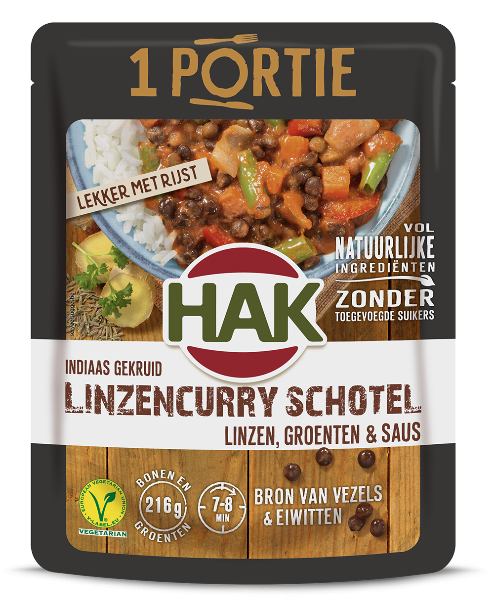 Hak 1 Portie Linzencurry Schotel 270G Nl Ean 8720600616273