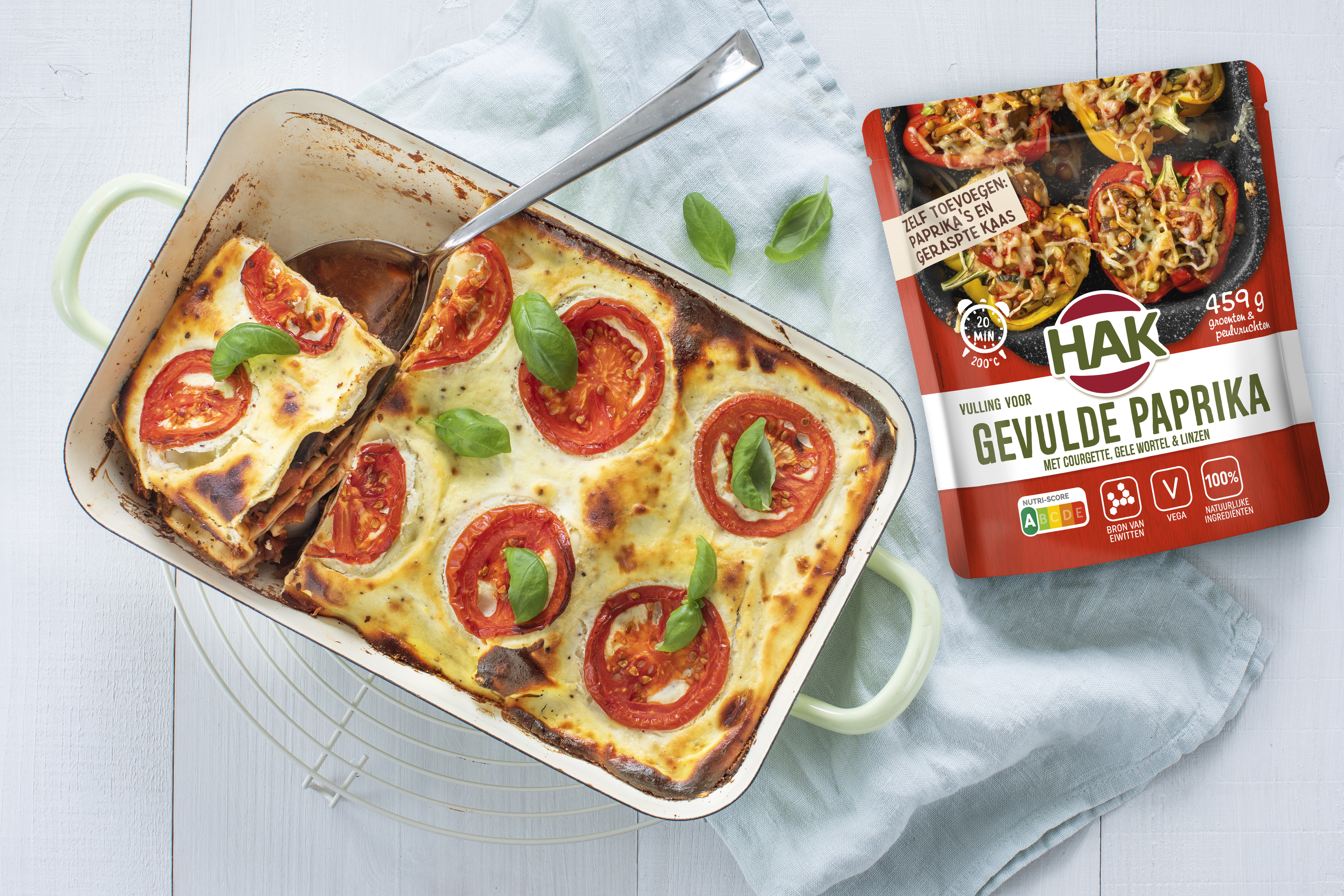 HAK Lasagne gevulde paprika