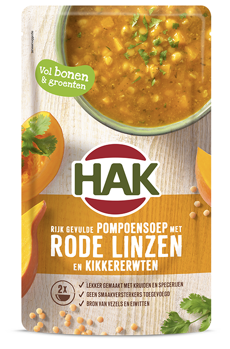 Hak Pompoen Linzen Soep 570Ml Nl Ean 8720600614521