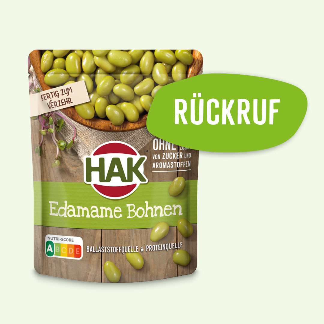 Insta HAK DE edamame terugroep