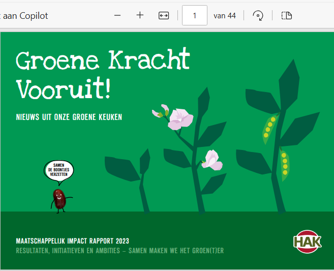 Maatschappelijk impact rapport